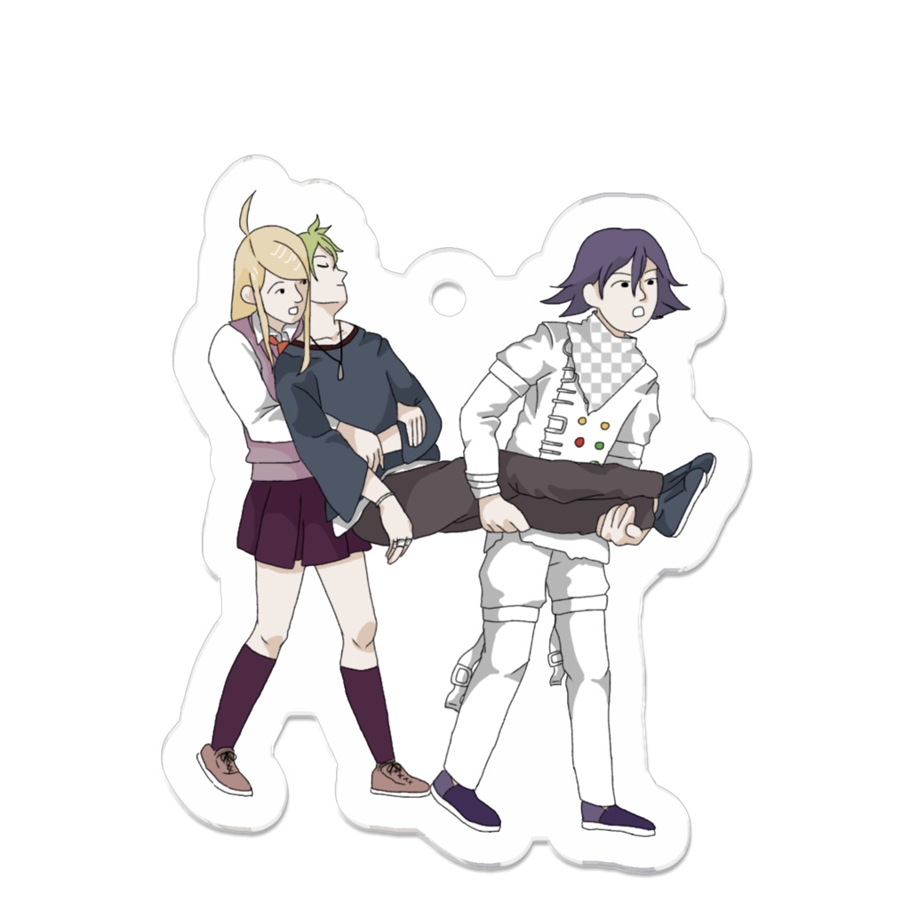 ３人組のアクリルチャーム