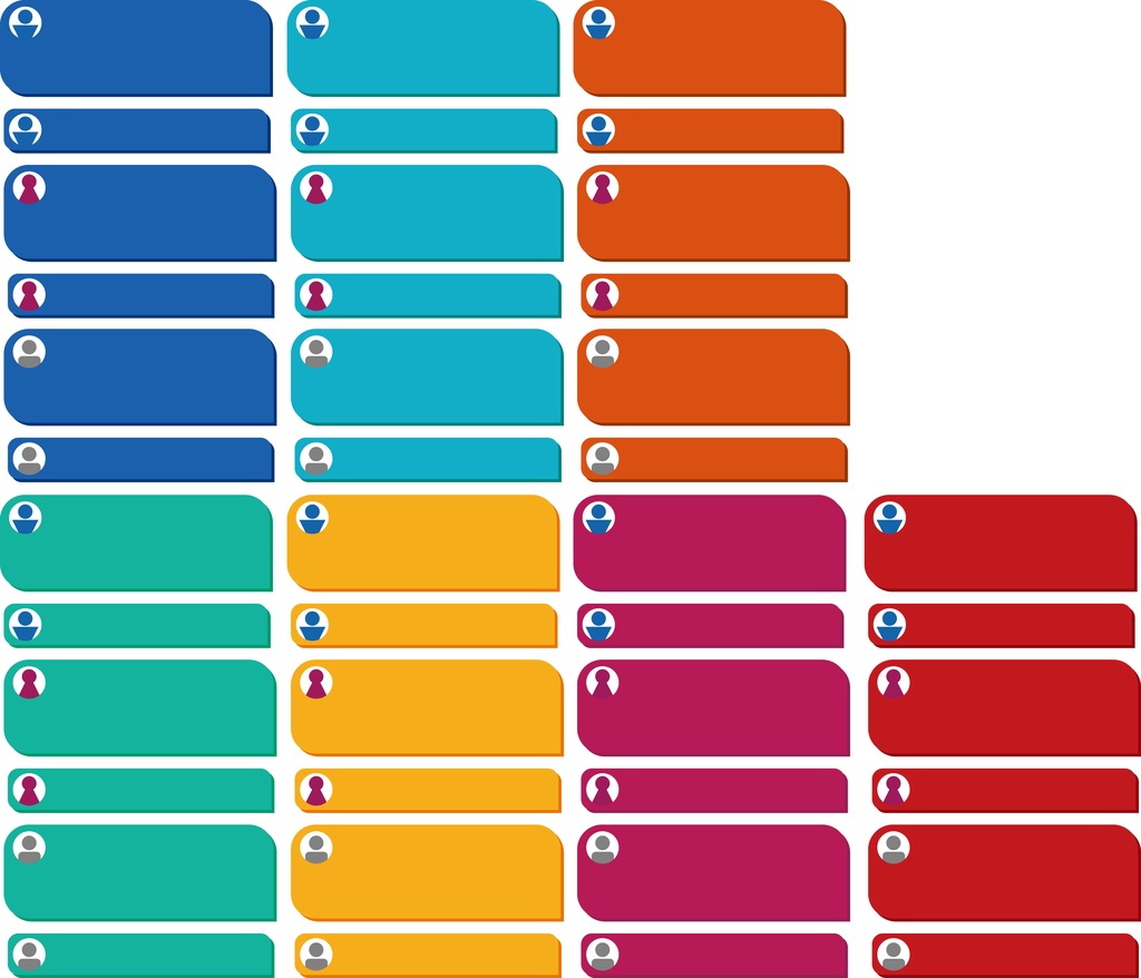 【動画素材】スーパーチャット用 チャット欄 / 視聴者コメント シンプル素材