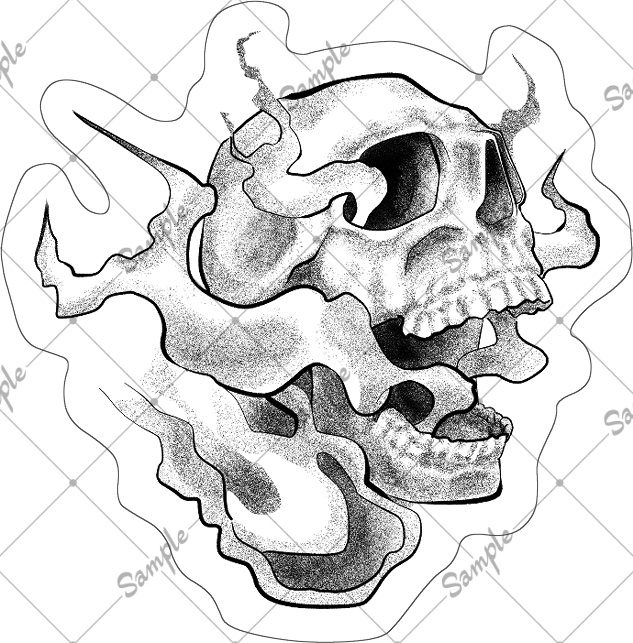 タトゥー風ボディペイントシール