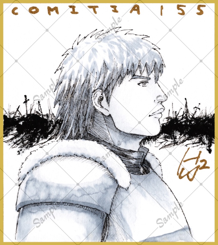 【COMITIA155】直筆ミニ色紙①