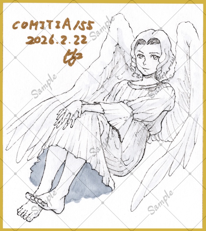 【COMITIA155】直筆ミニ色紙②