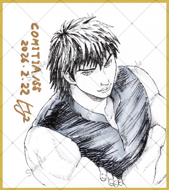 【COMITIA155】直筆ミニ色紙③