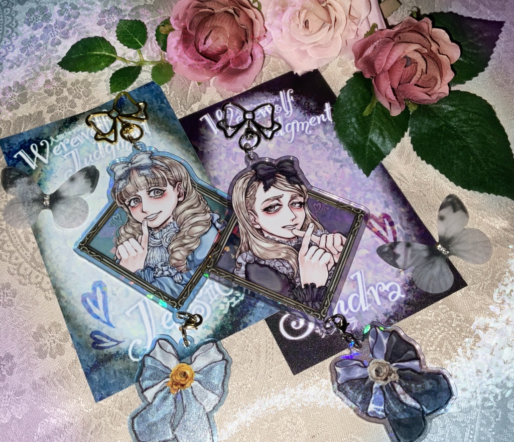 ジェシカ&サンドラ(ペア画)/アクリルキーホルダーセット