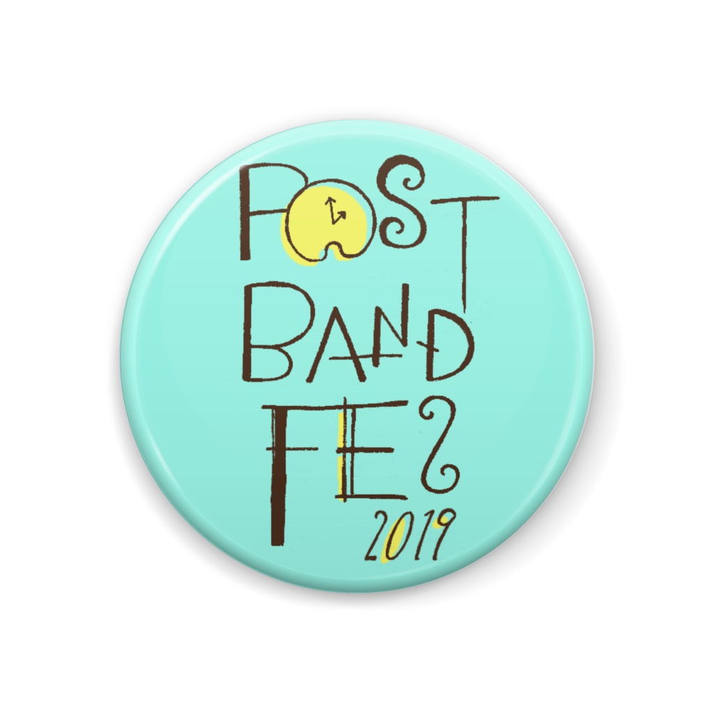 PAST BAND FES 2019 缶バッジ青