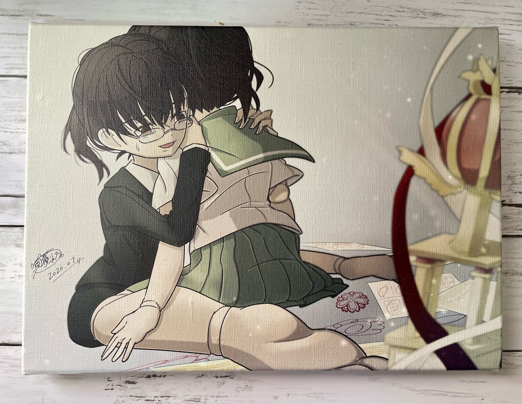 キャンバスアート『執着-劣化した美化-』