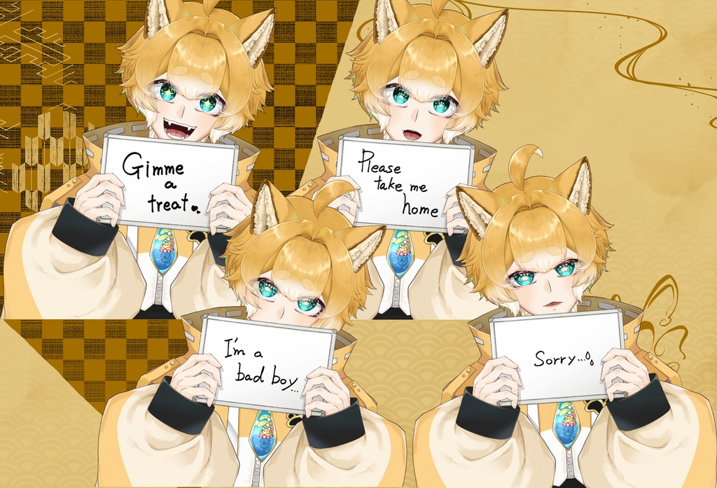 【汎用モデル】頑張れ柴犬くん