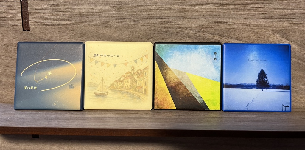 GROOVEDGE 四角缶バッジ（全４種）