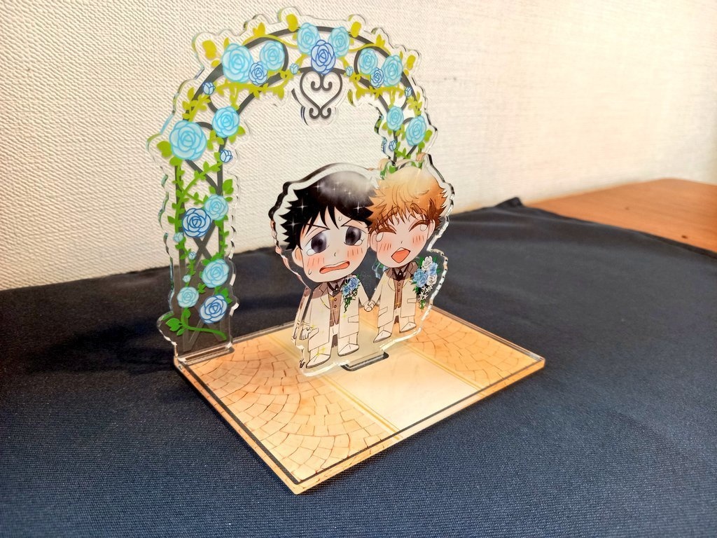 【アクリルスタンド】アベミハ結婚式アクリルジオラマ