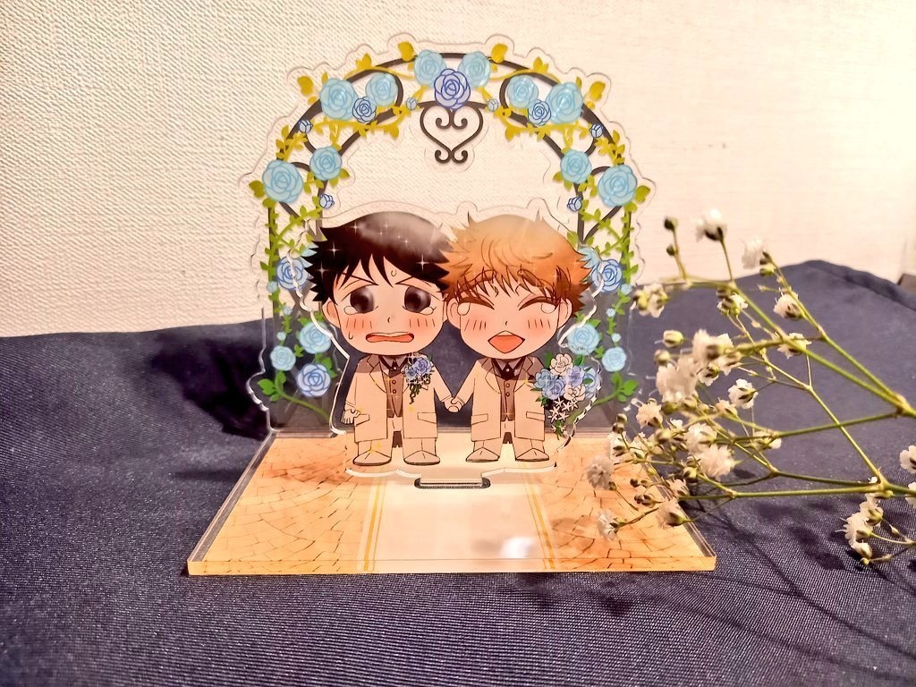 【アクリルスタンド】アベミハ結婚式アクリルジオラマ