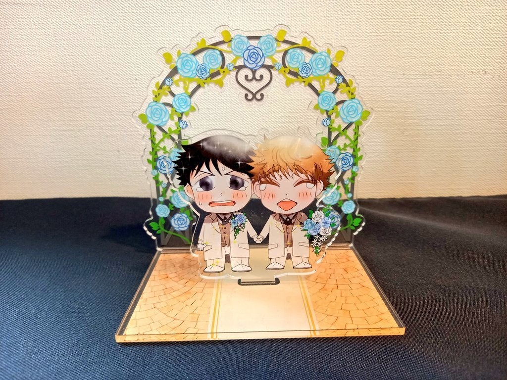 【アクリルスタンド】アベミハ結婚式アクリルジオラマ