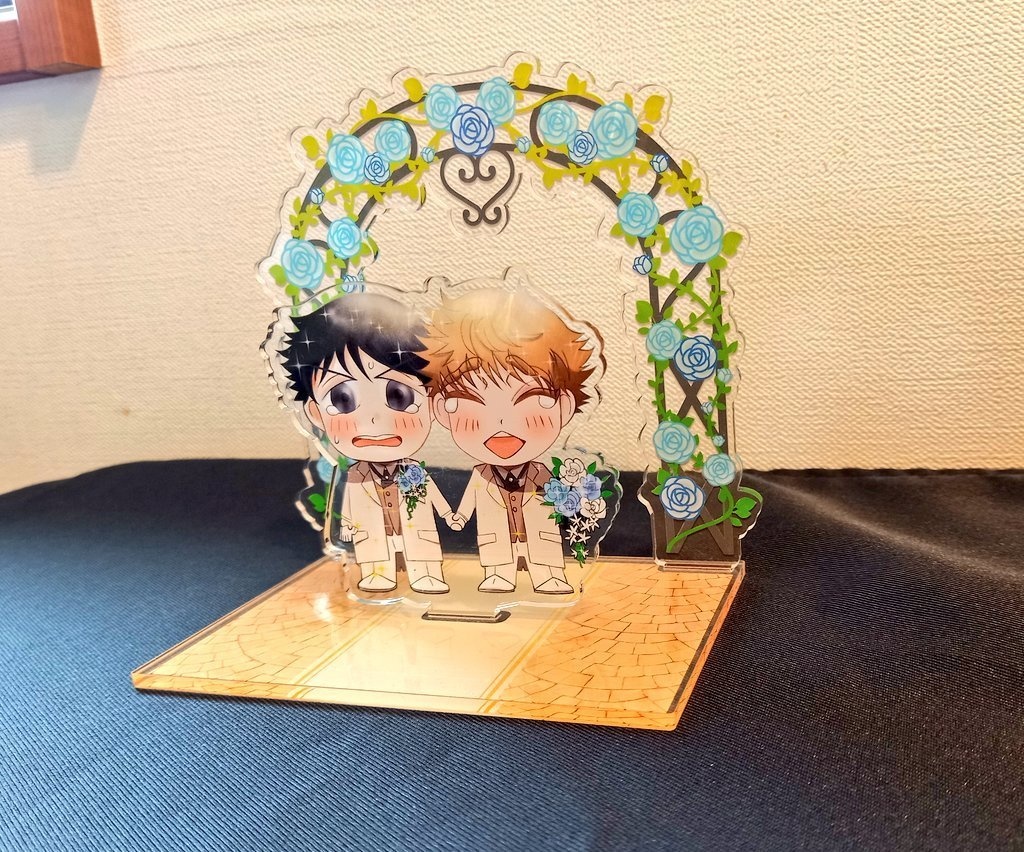 【アクリルスタンド】アベミハ結婚式アクリルジオラマ