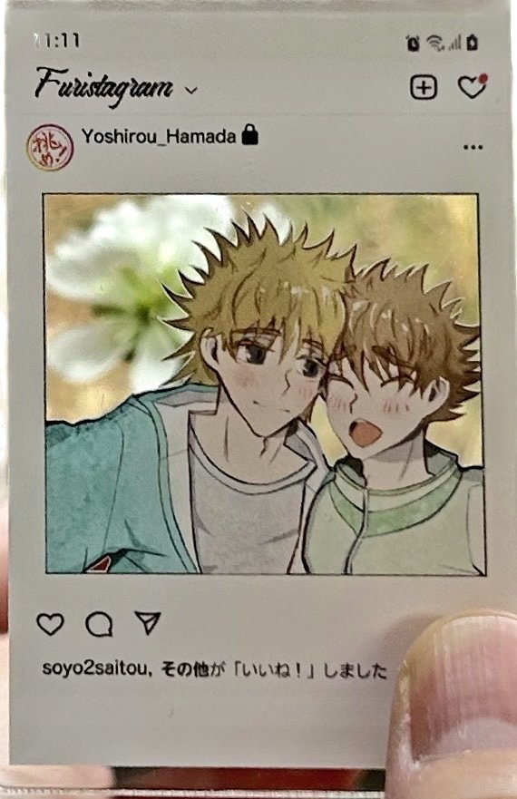 【アクリルカード】ハマミハSNS風アクリルカード