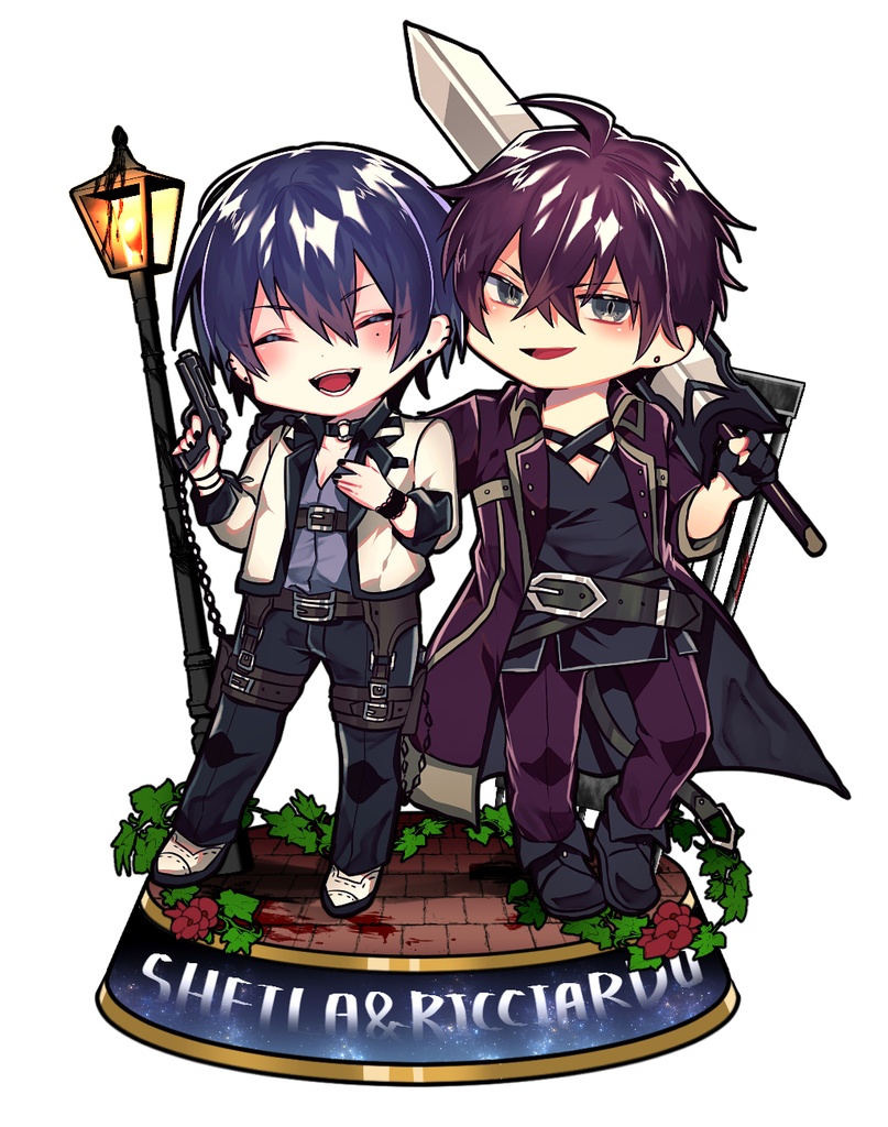 アクリルフィギュア(シーラ&リカルド)