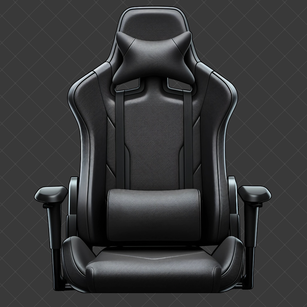 【VTuber】ゲーミングチェア #BLACK