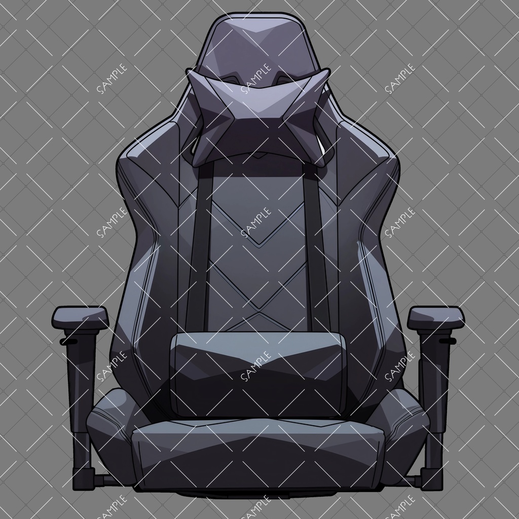 【VTuber】ゲーミングチェア #GRAY