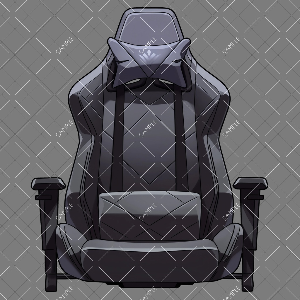 【VTuber】ゲーミングチェア #GRAY