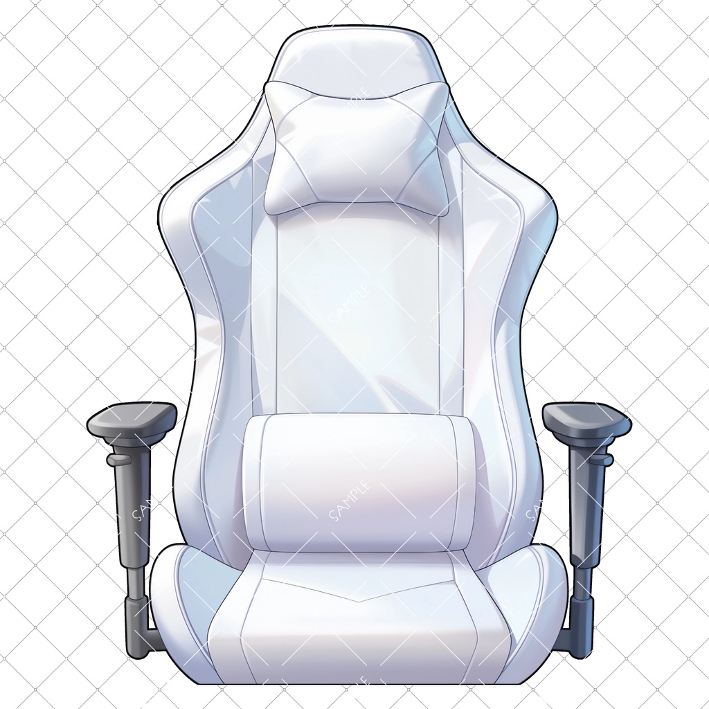 【VTuber】ゲーミングチェア #WHITE2