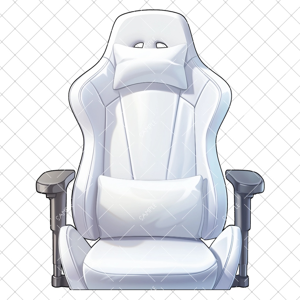 【VTuber】ゲーミングチェア #WHITE2