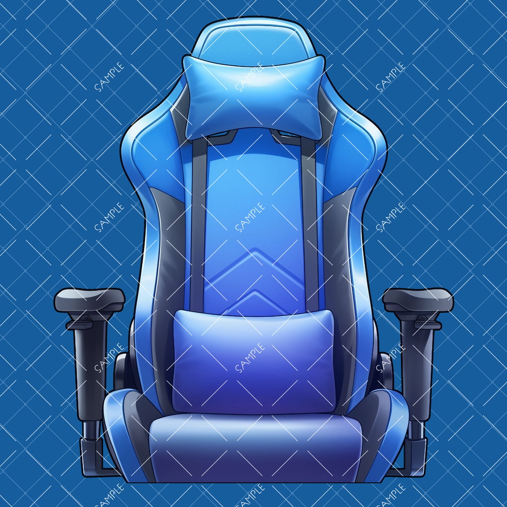 【VTuber】ゲーミングチェア #BLUE