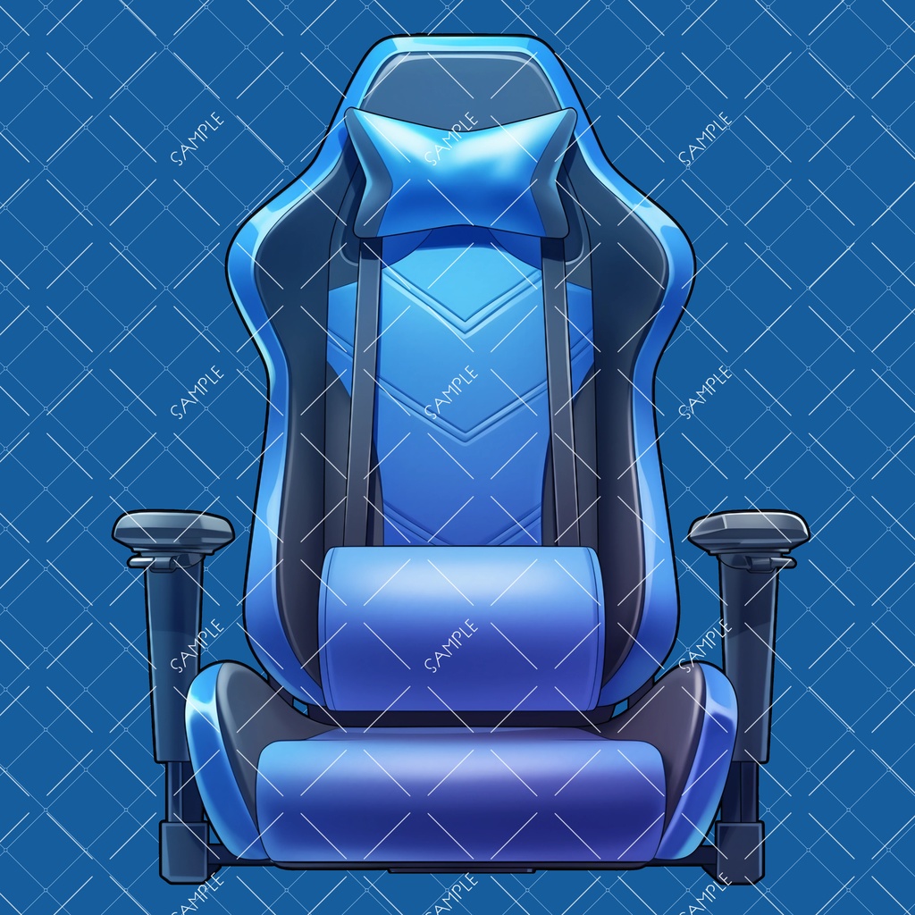 【VTuber】ゲーミングチェア #BLUE