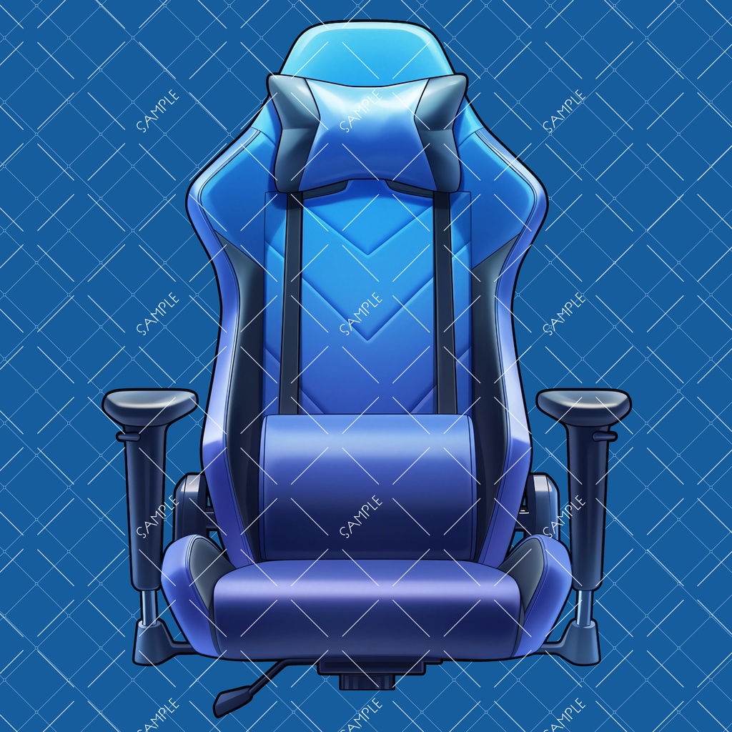 【VTuber】ゲーミングチェア #BLUE