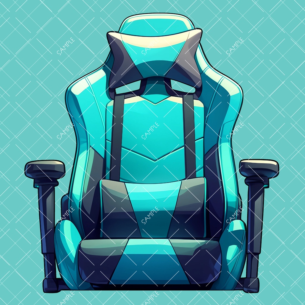 【VTuber】ゲーミングチェア #TURQUOISEBLUE