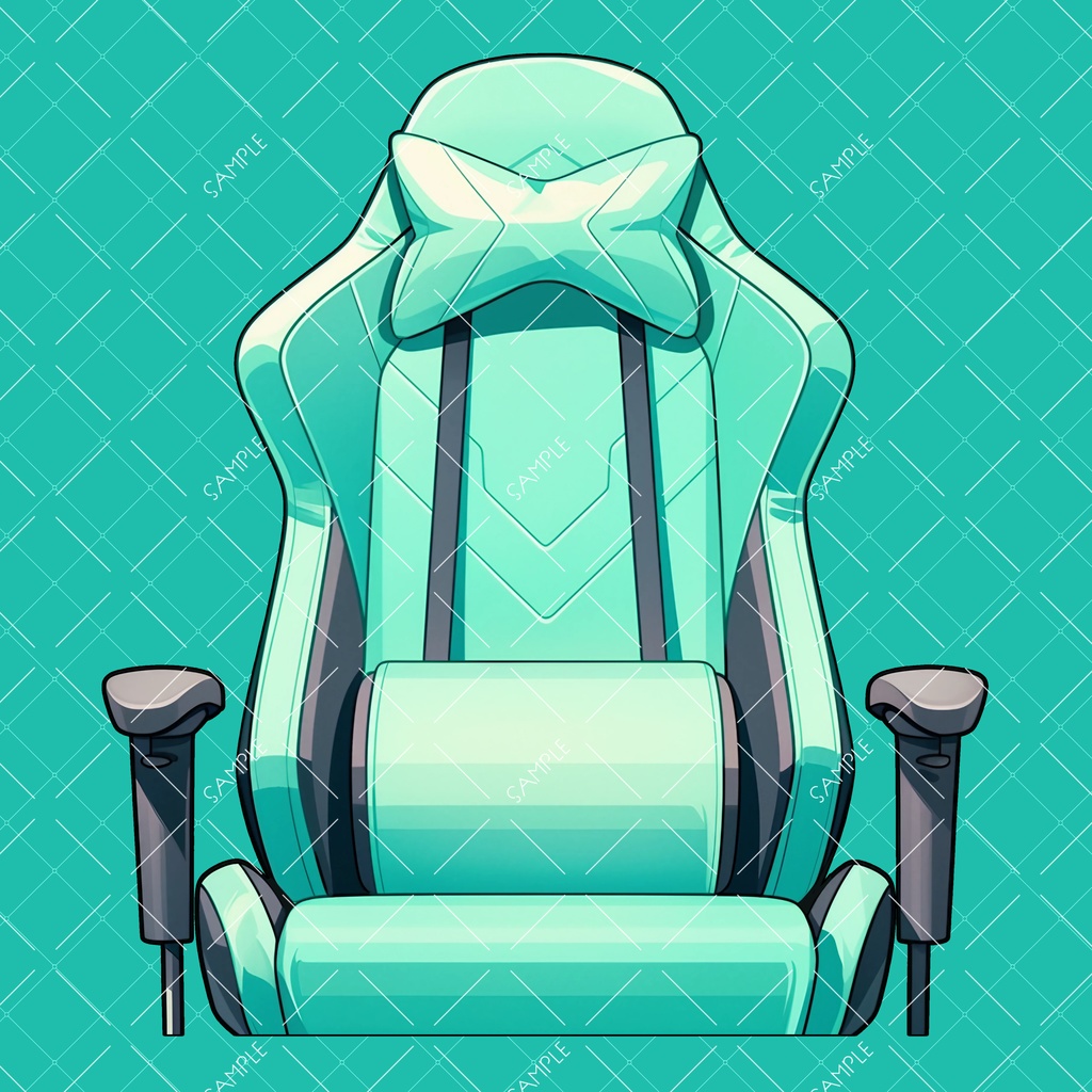 【VTuber】ゲーミングチェア #MINTBLUE