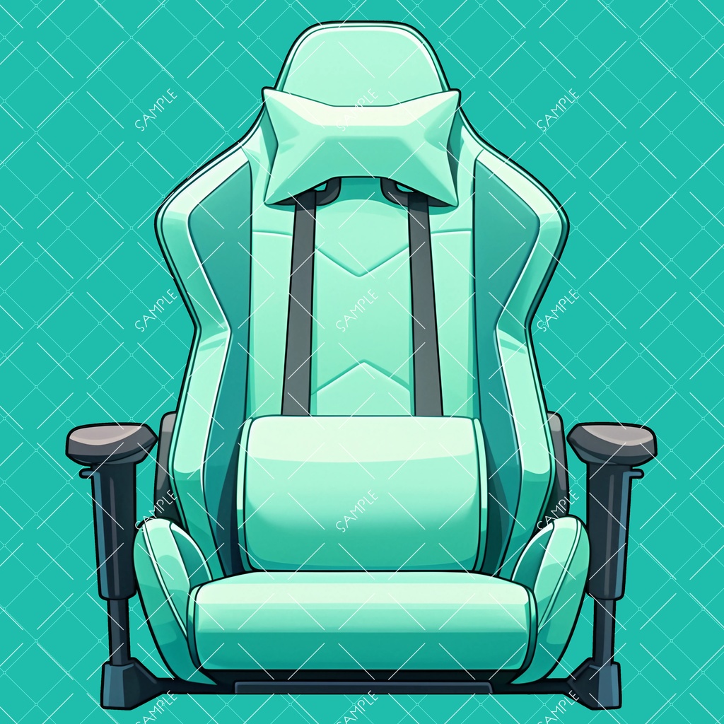 【VTuber】ゲーミングチェア #MINTBLUE