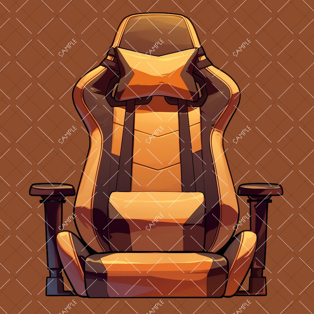 【VTuber】ゲーミングチェア #LIGHTBROWN