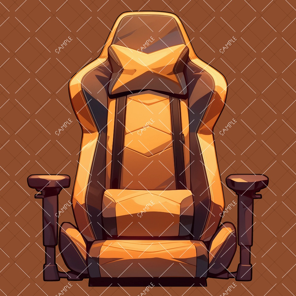 【VTuber】ゲーミングチェア #LIGHTBROWN