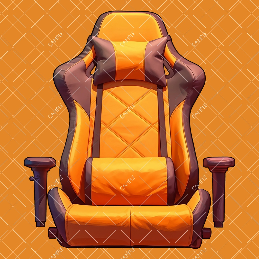 【VTuber】ゲーミングチェア #ORANGE
