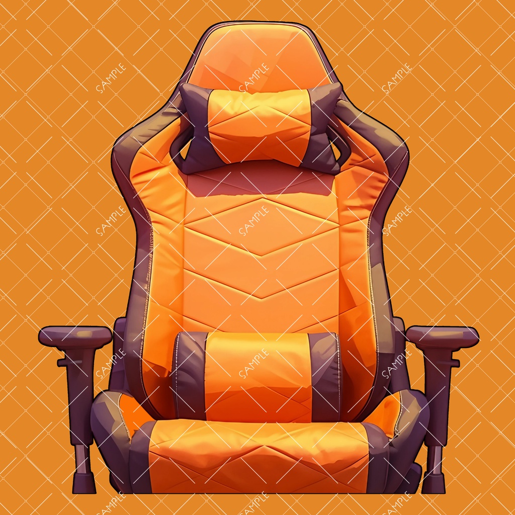 【VTuber】ゲーミングチェア #ORANGE