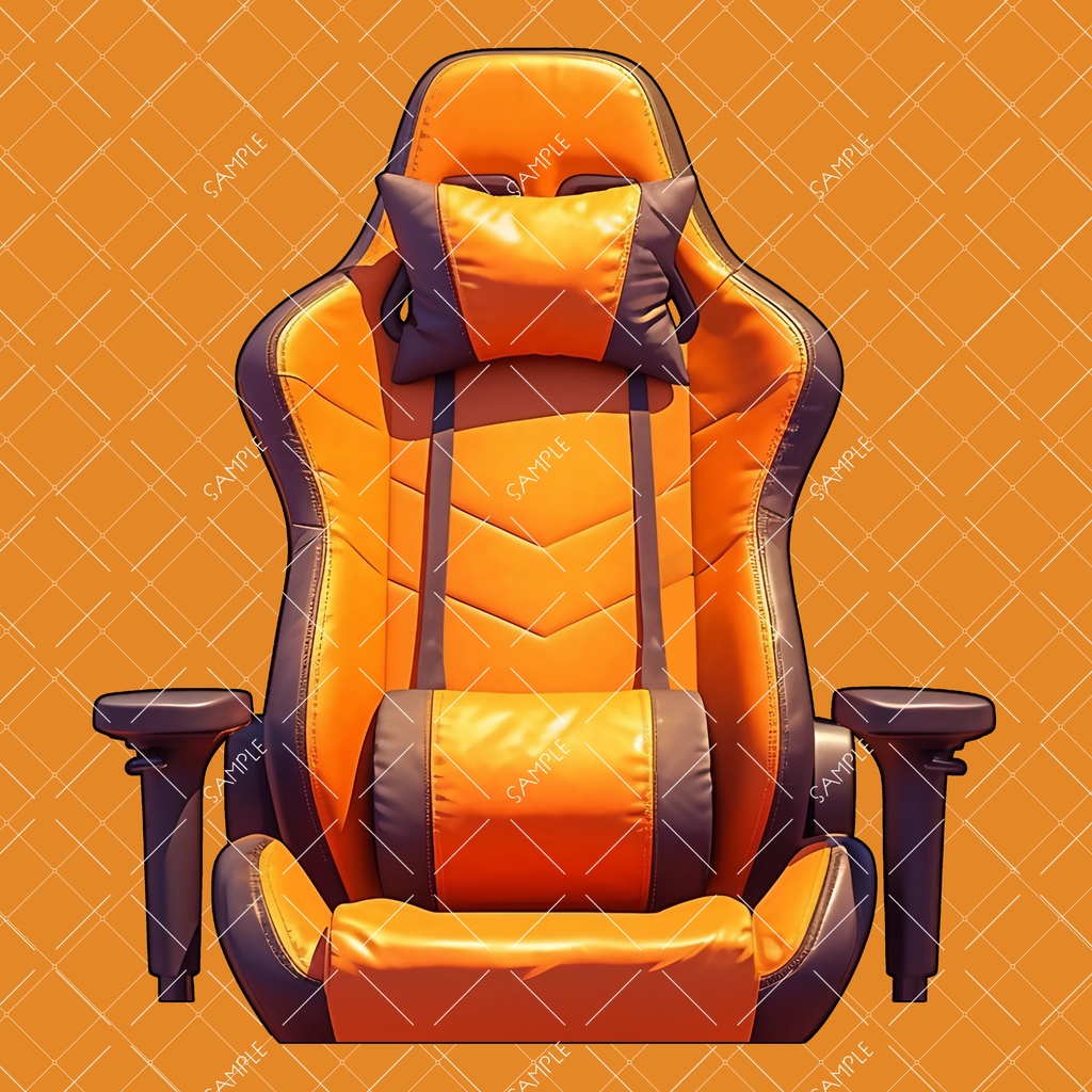【VTuber】ゲーミングチェア #ORANGE