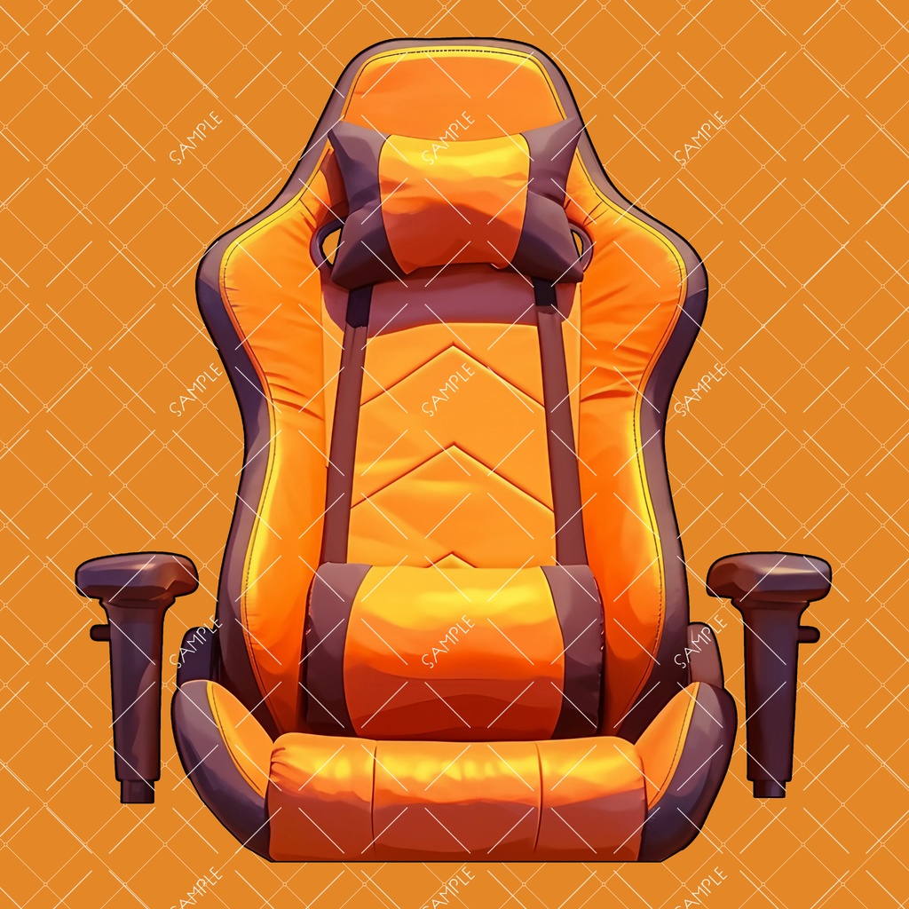 【VTuber】ゲーミングチェア #ORANGE