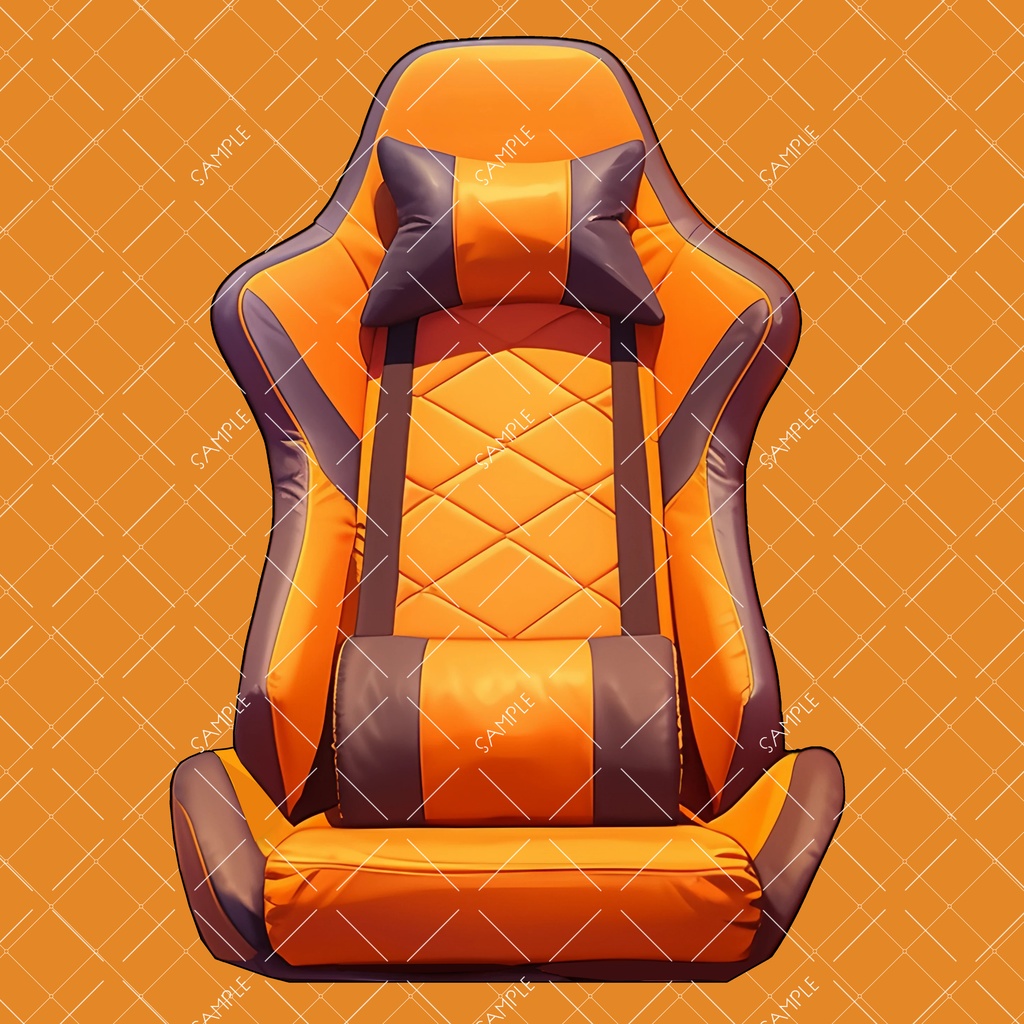 【VTuber】ゲーミングチェア #ORANGE