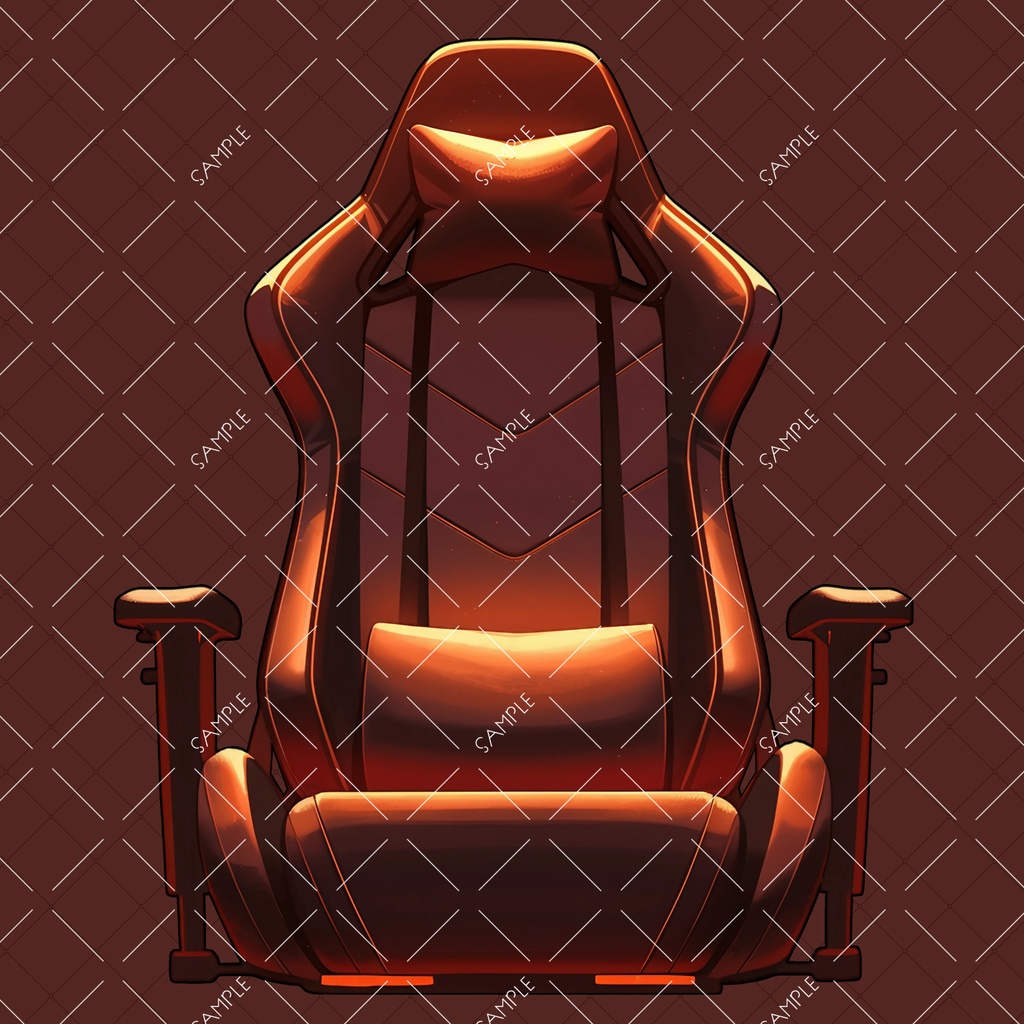 【VTuber】ゲーミングチェア #REDDISHBROWN