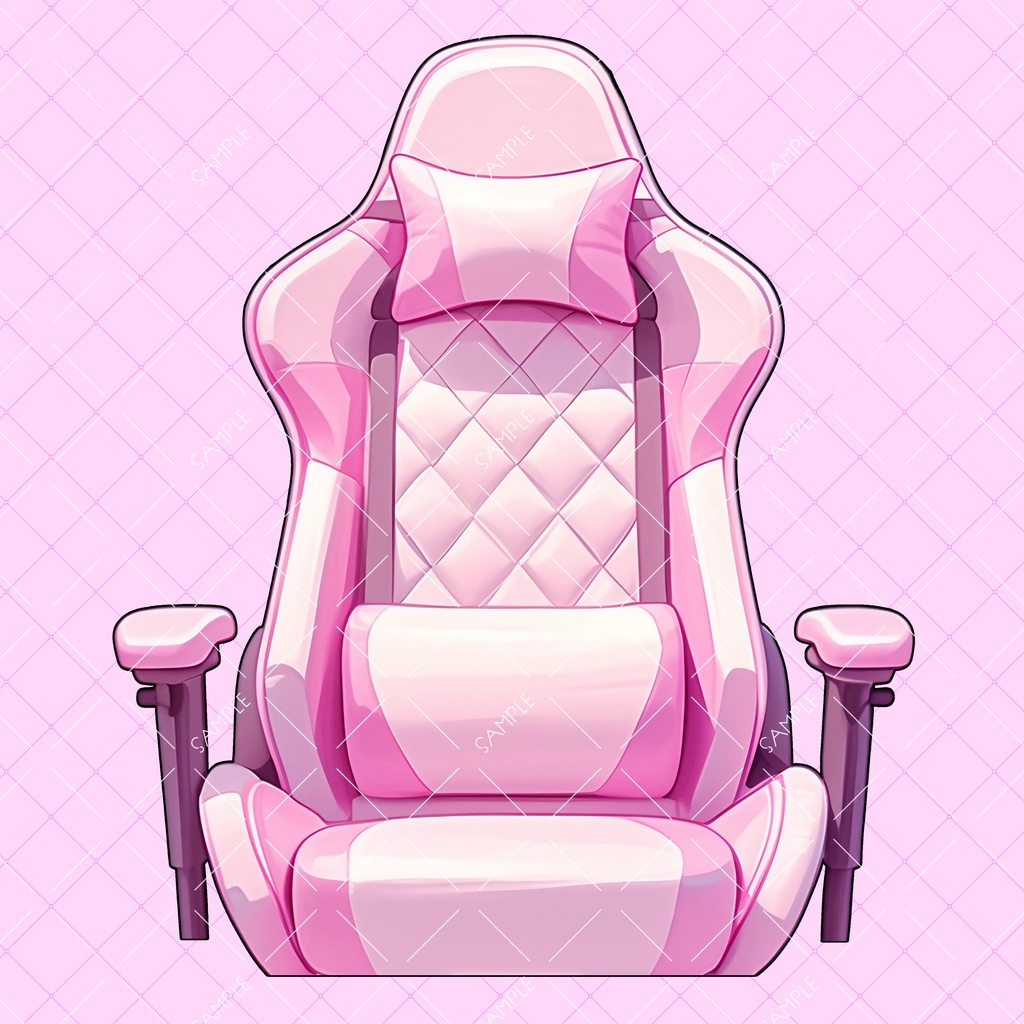 【VTuber】ゲーミングチェア #PALEPINK