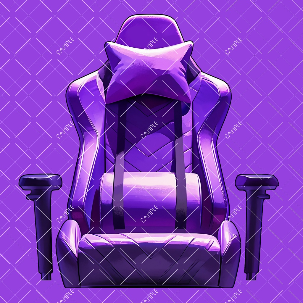 【VTuber】ゲーミングチェア #PURPLE