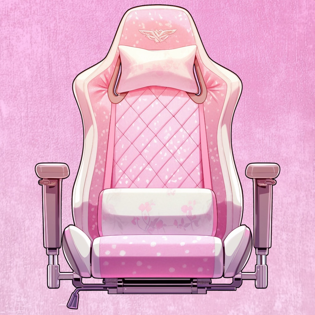 【VTuber】ゲーミングチェア #キラメキピンク