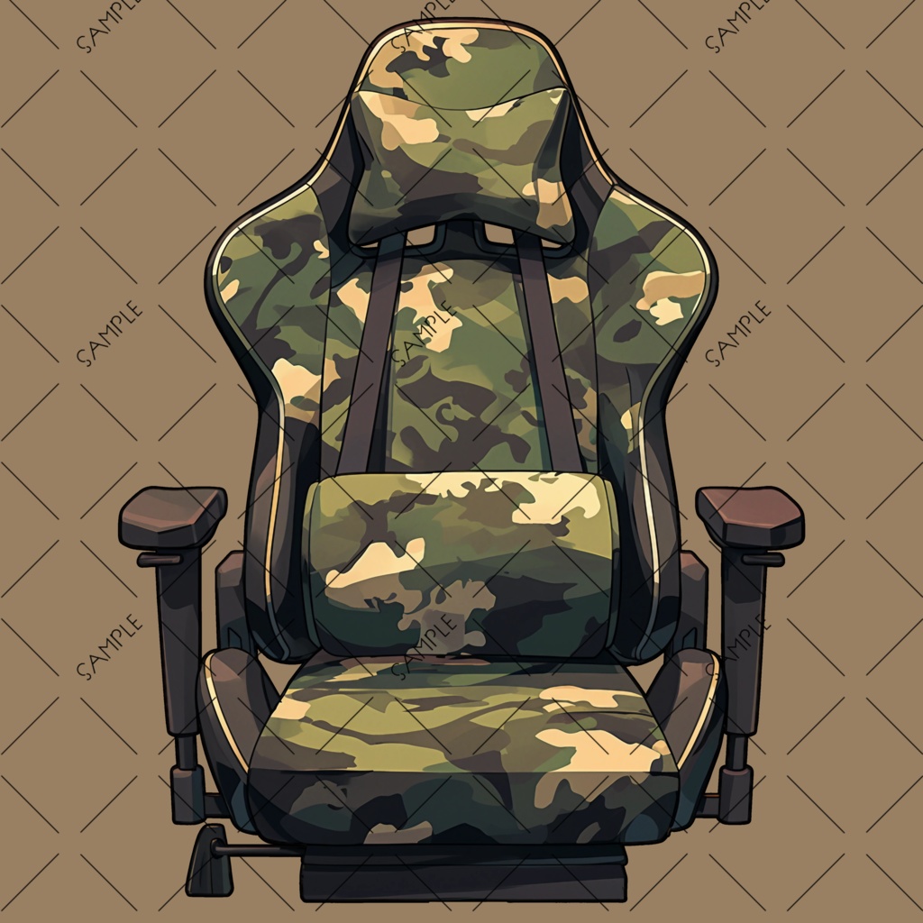 【VTuber】ゲーミングチェア #迷彩