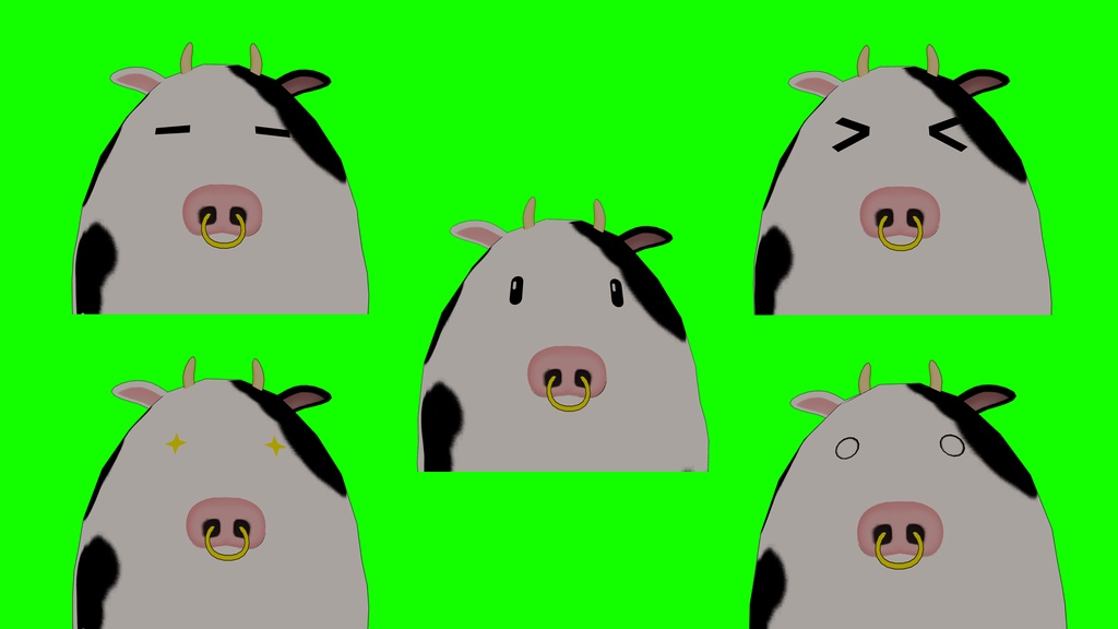 オリジナル3Dモデル たまご動物シリーズ 「たまごうし」