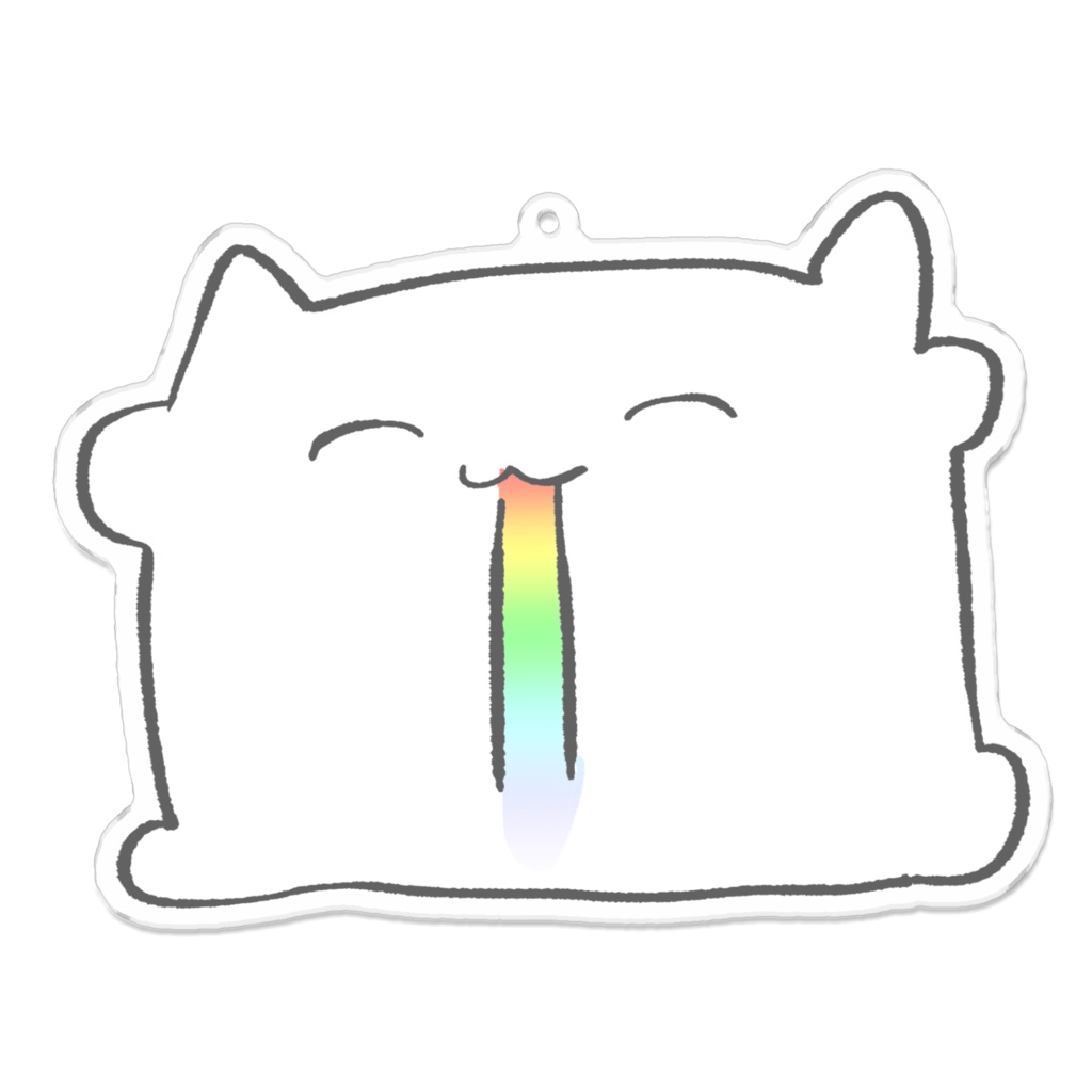 デカゲロ猫アクリルキーホルダー