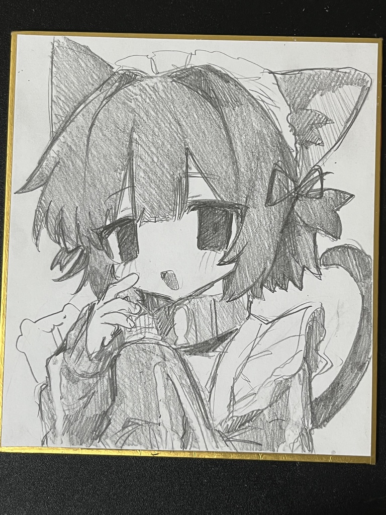 ひぐちちゃんミニ色紙