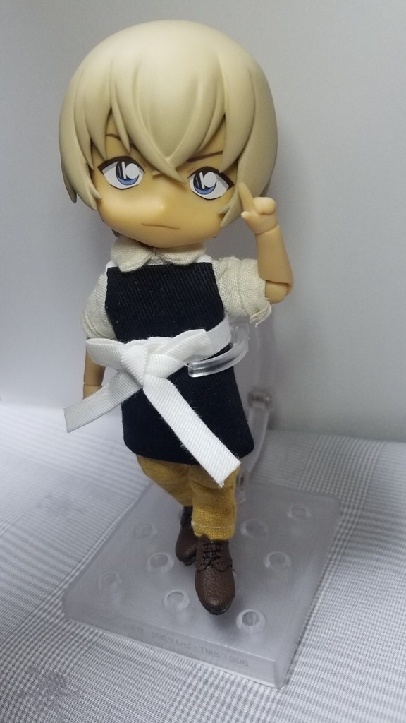 ねんどろいどどーる用 エプロン(黒)