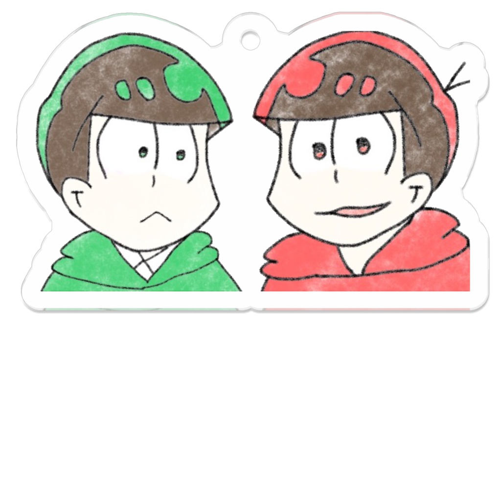 おそチョロアクリルキーホルダー