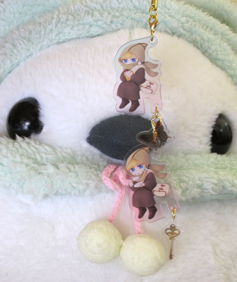 カップに乗る頭巾ちゃんアクキー(2種)