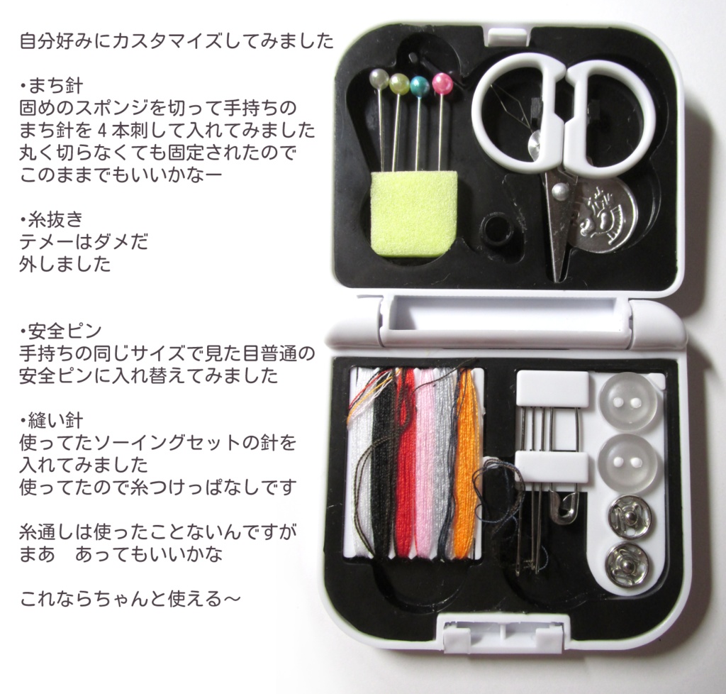 兵士の必需品 頭巾ちゃんソーイングセット