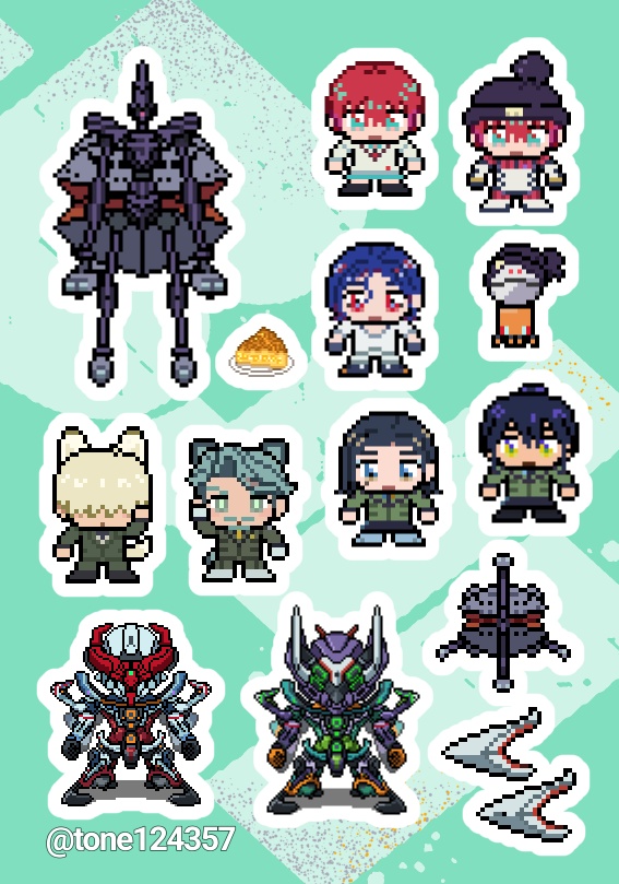 🟩中心シール企画用_ドット絵風色々