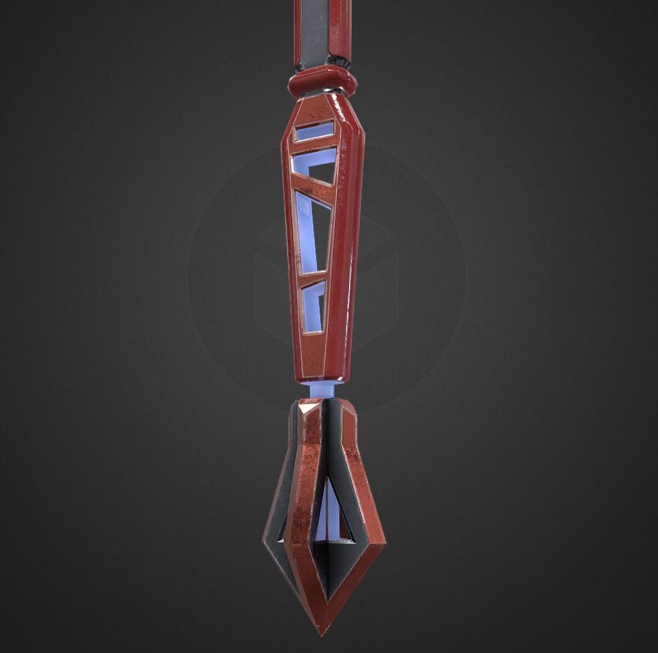 3Dモデル武器 - SFソード( FBX+OBJ, 2K )