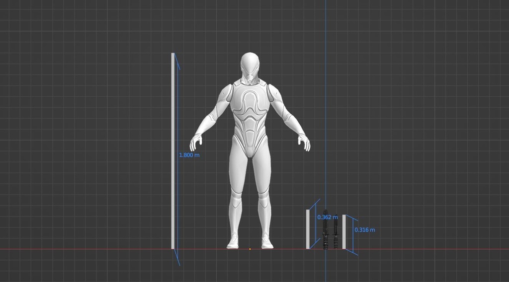 3Dモデル武器 - ケイバーナイフ( FBX, 2K )